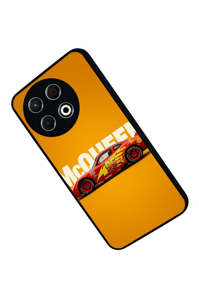 Tecno Spark 30 Pro Uyumlu Şimsek McQueen Tasarımlı Glossy Premium Kılıf