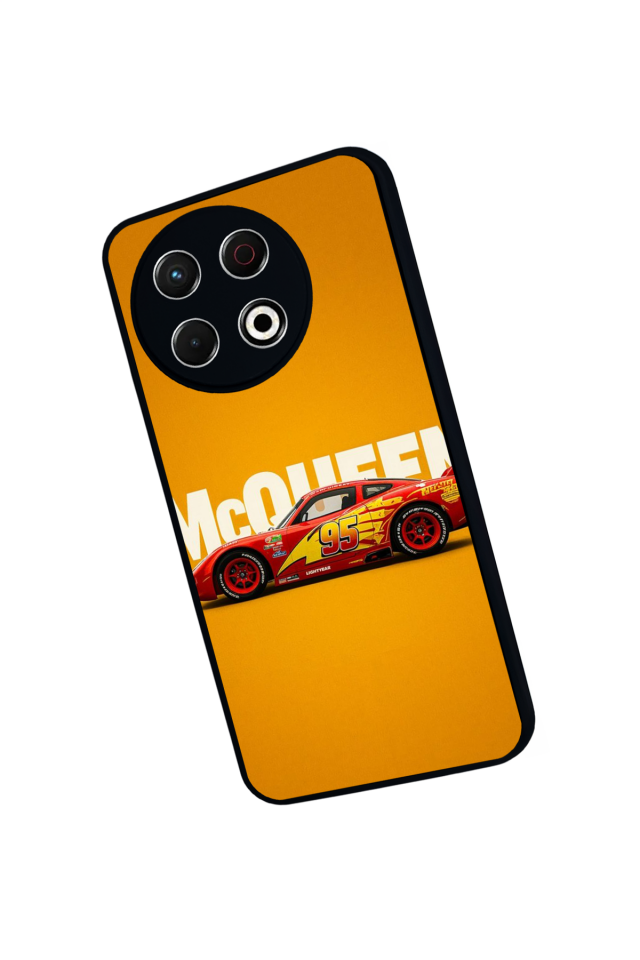 Tecno Spark 30 Pro Uyumlu Şimsek McQueen Tasarımlı Glossy Premium Kılıf