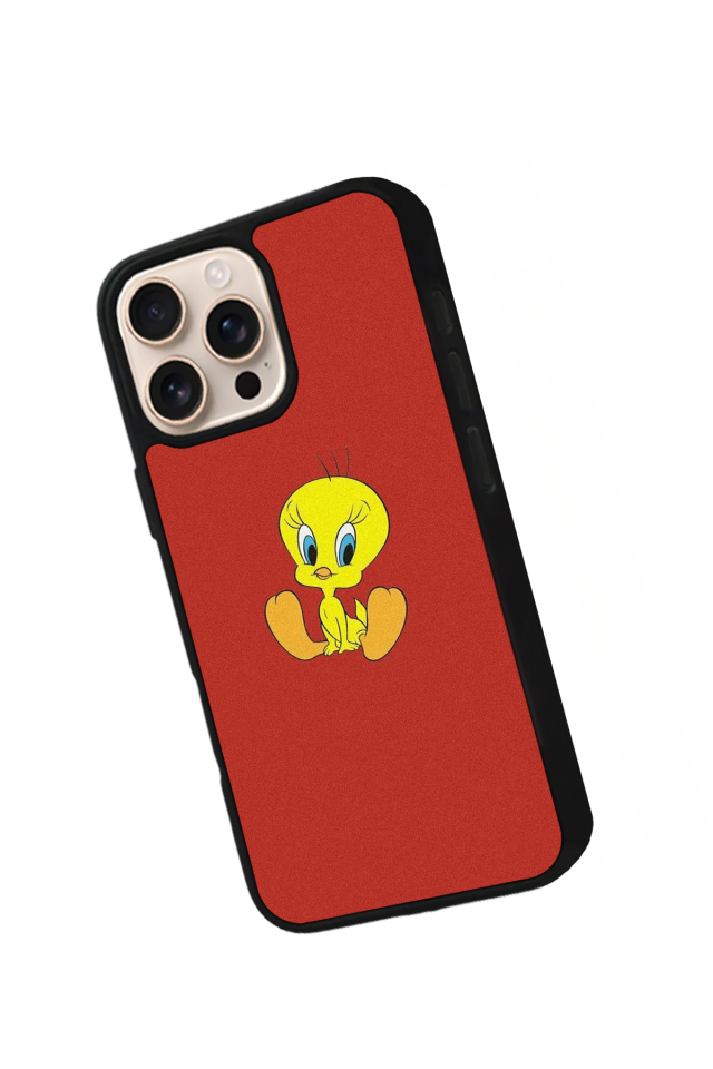 iPhone 14 Pro Uyumlu Tweety Tasarımlı Glossy Premium Kılıf