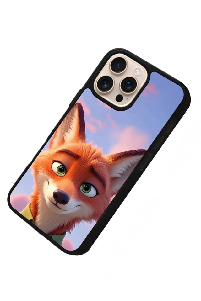 iPhone 16 Pro Uyumlu Zootropolis Tasarımlı Glossy Premium Kılıf