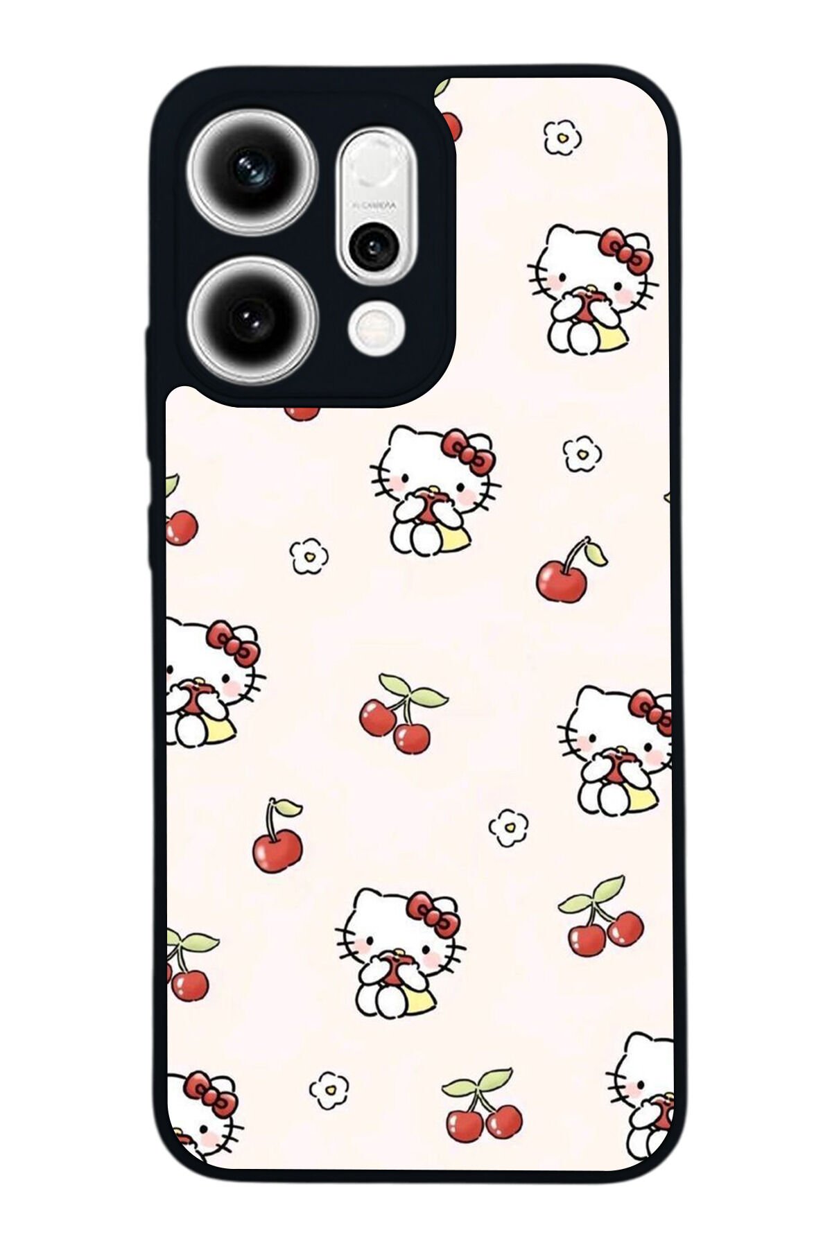 Oppo Reno 14 Uyumlu HelloKitty Tasarımlı Glossy Premium Kılıf
