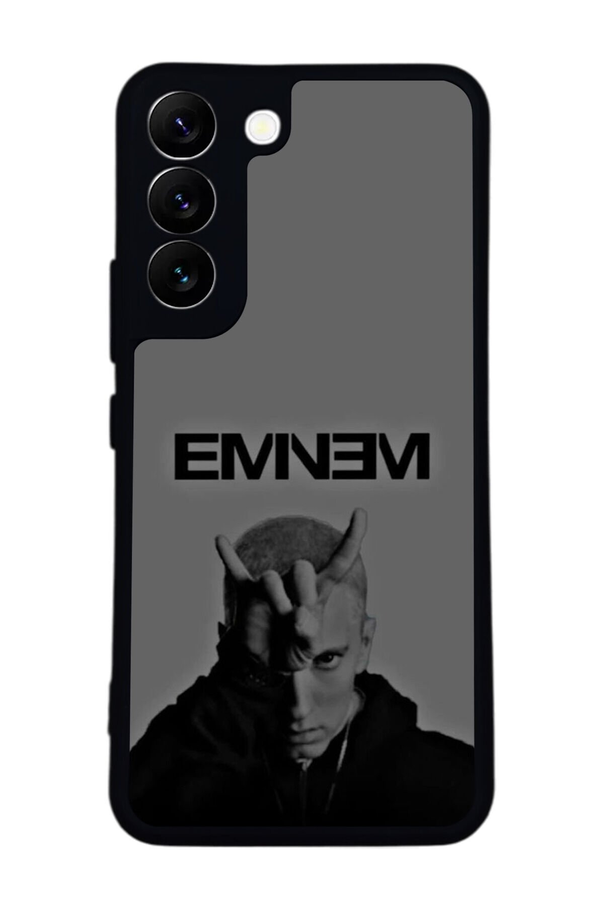 Samsung Galaxy S22 Uyumlu Eminem Tasarımlı Glossy Premium Kılıf