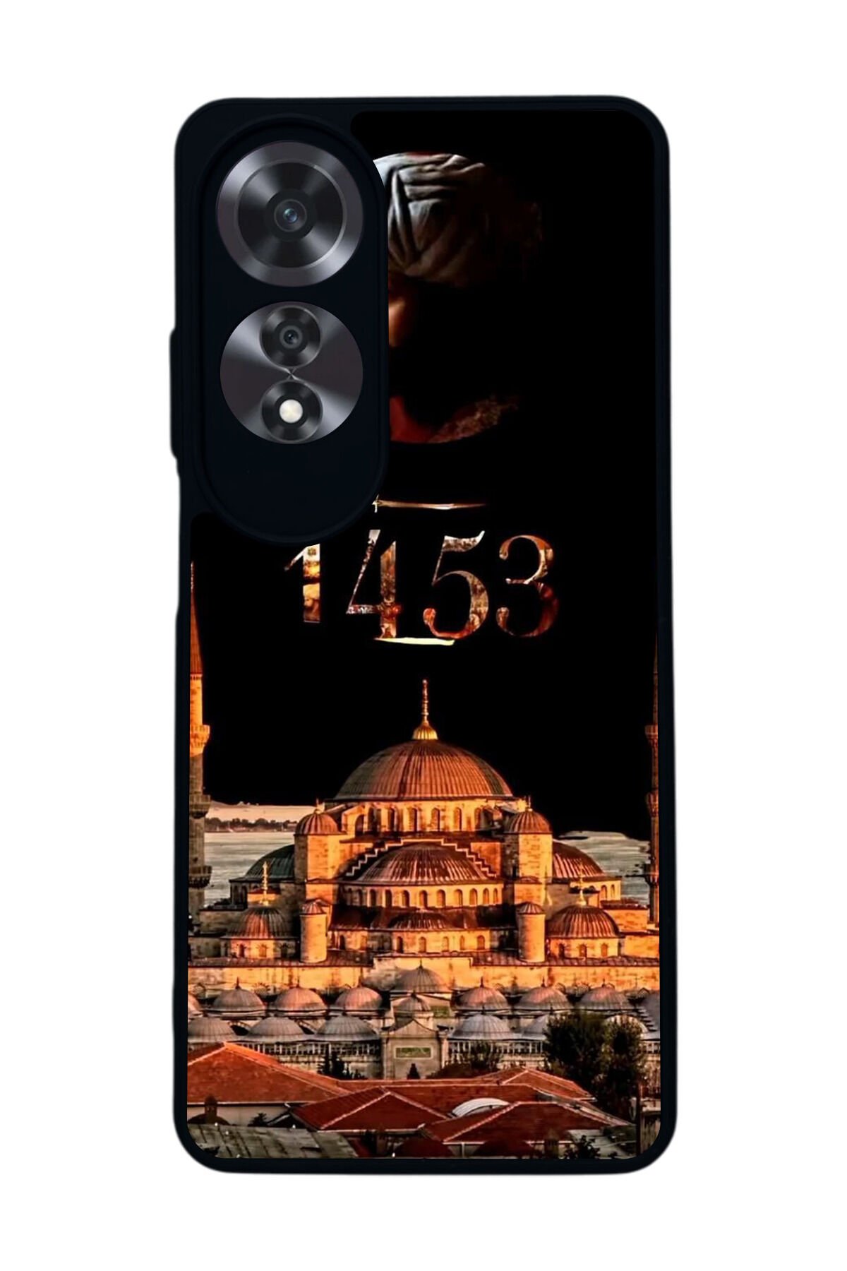 Oppo A60 Mat Siyah uyumlu Kılıf – Yumuşak Silikon, Koruyucu, Şok Emici Kapak