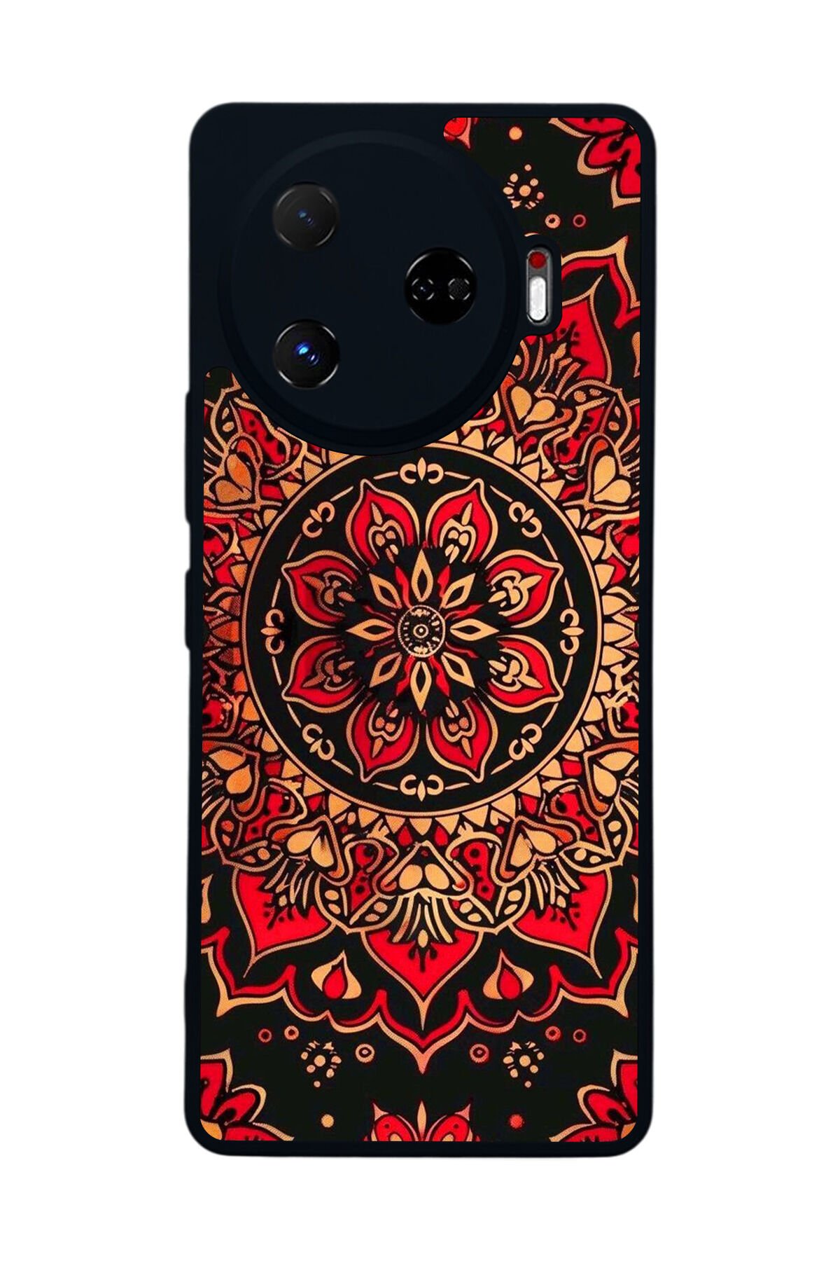 Tecno Camon 30 Pro Uyumlu Mandala Tasarımlı Glossy Premium Kılıf