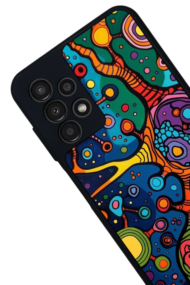 Samsung Galaxy A23 Uyumlu Abstract Tasarımlı Glossy Premium Kılıf