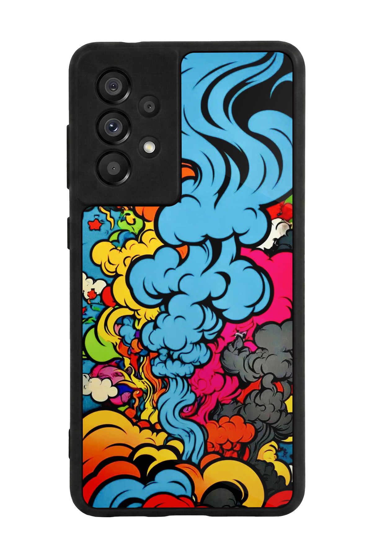 Samsung Galaxy A73 Uyumlu Abstract Tasarımlı Glossy Premium Kılıf