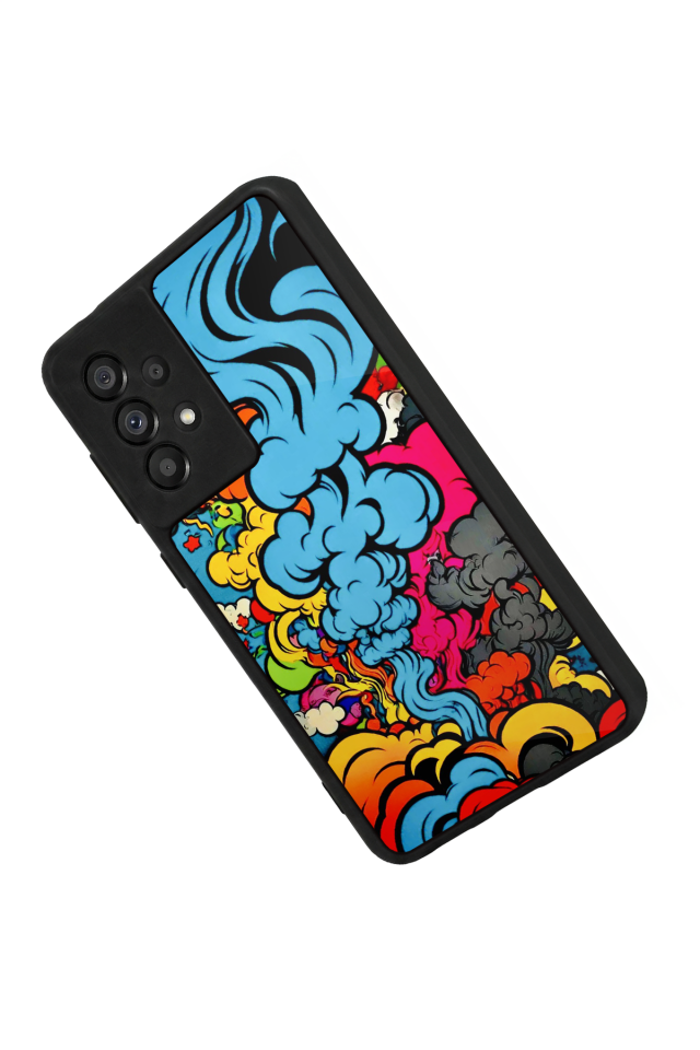 Samsung Galaxy A73 Uyumlu Abstract Tasarımlı Glossy Premium Kılıf