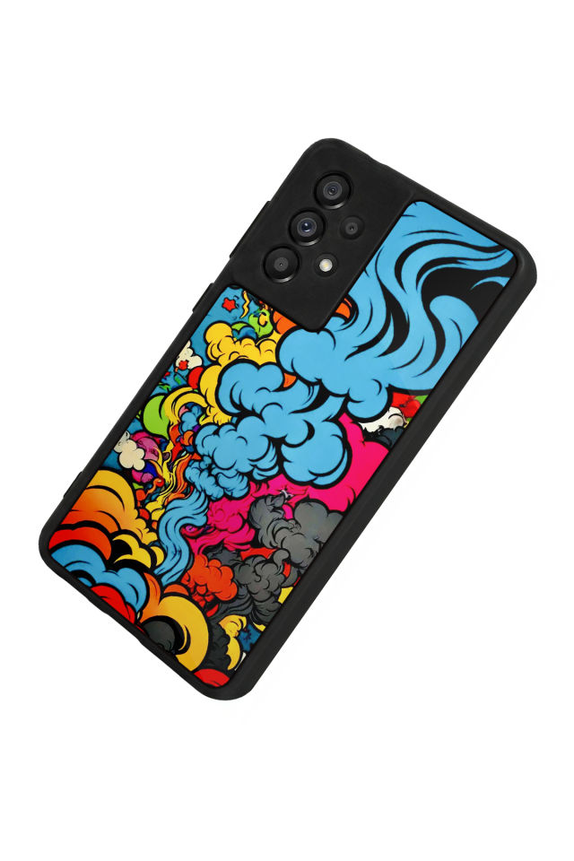 Samsung Galaxy A73 Uyumlu Abstract Tasarımlı Glossy Premium Kılıf