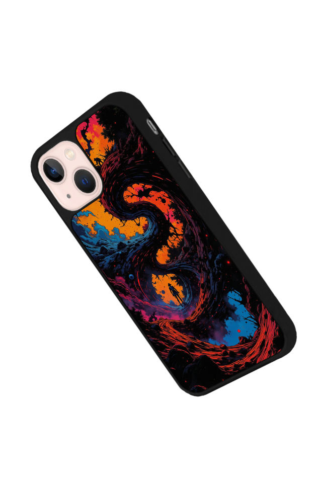iPhone 14 Plus Uyumlu Abstract Tasarımlı Glossy Premium Kılıf