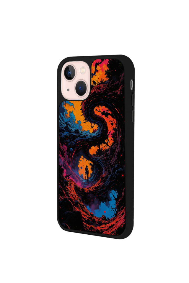 iPhone 14 Plus Uyumlu Abstract Tasarımlı Glossy Premium Kılıf