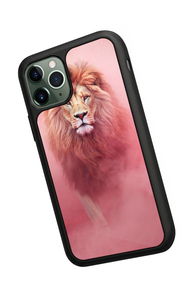 iPhone 11 Pro Uyumlu Aslan Tasarımlı Glossy Premium Kılıf