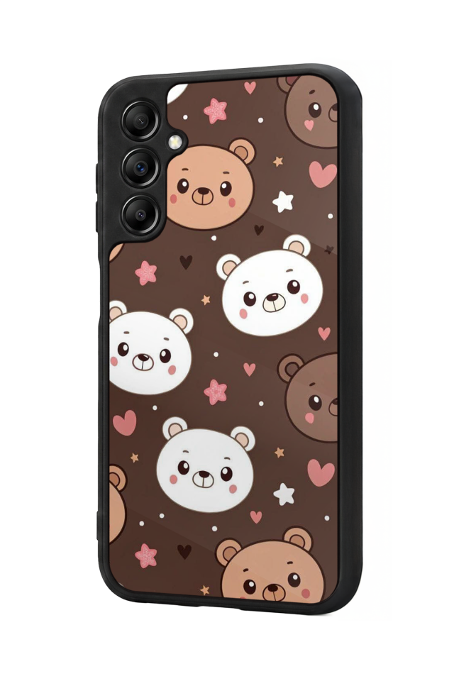 Samsung Galaxy A14 Uyumlu Ayı Tasarımlı Glossy Premium Kılıf