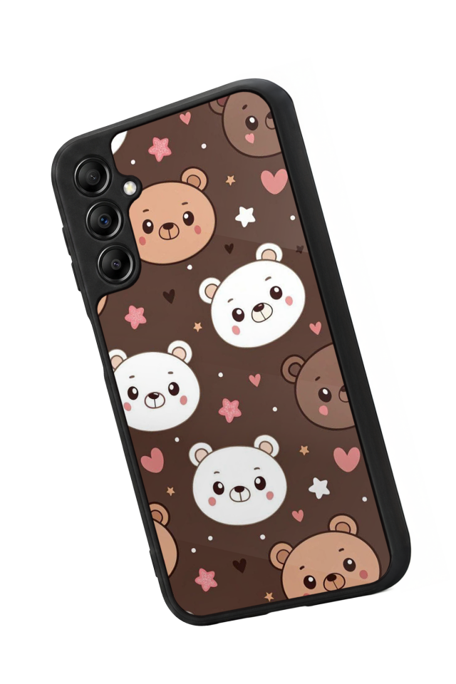 Samsung Galaxy A14 Uyumlu Ayı Tasarımlı Glossy Premium Kılıf