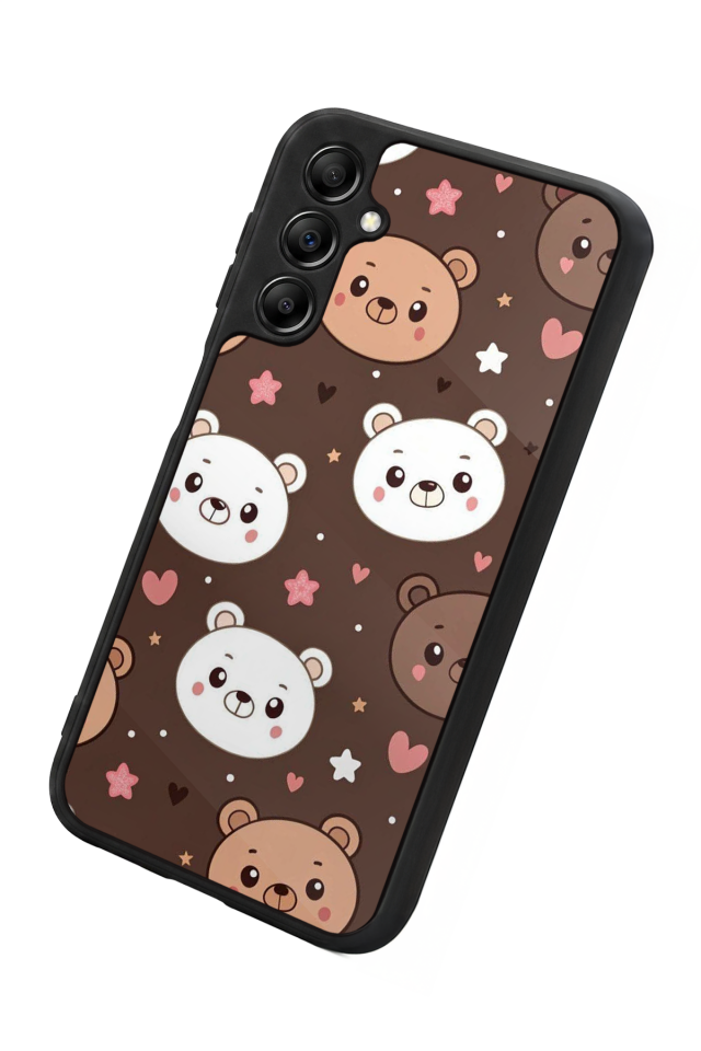 Samsung Galaxy A14 Uyumlu Ayı Tasarımlı Glossy Premium Kılıf