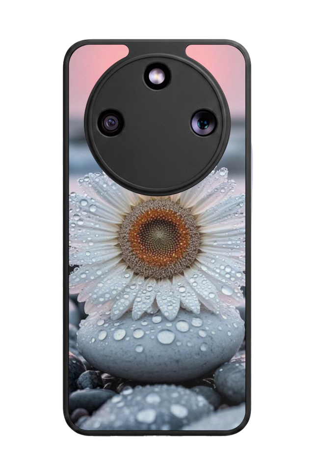 Honor Magic 8 Lite Uyumlu Cicek Tasarımlı Glossy Premium Kılıf