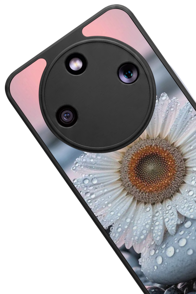 Honor Magic 8 Lite Uyumlu Cicek Tasarımlı Glossy Premium Kılıf
