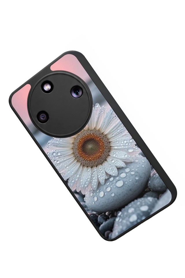 Honor Magic 8 Lite Uyumlu Cicek Tasarımlı Glossy Premium Kılıf