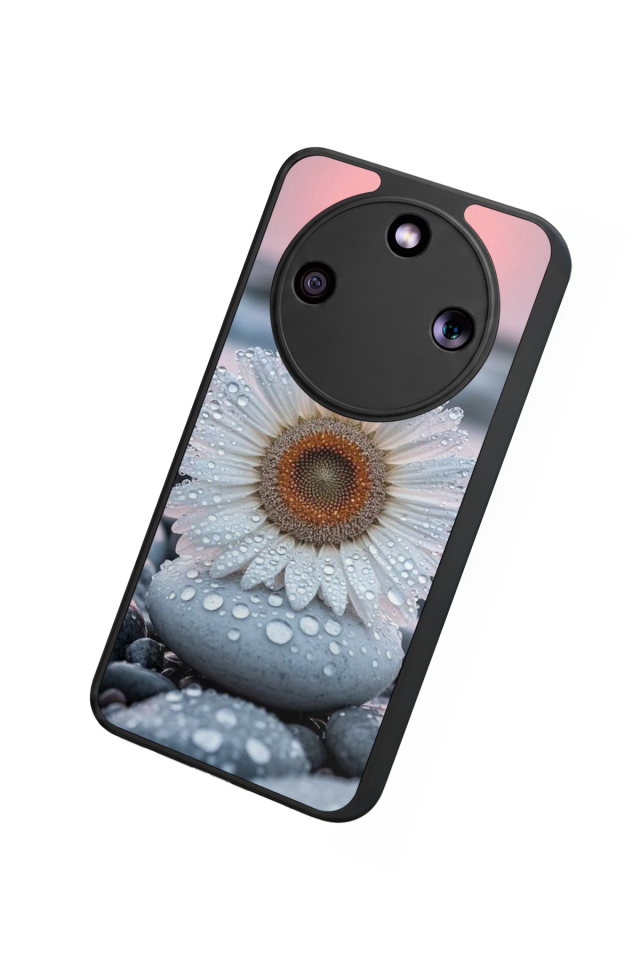 Honor Magic 8 Lite Uyumlu Cicek Tasarımlı Glossy Premium Kılıf