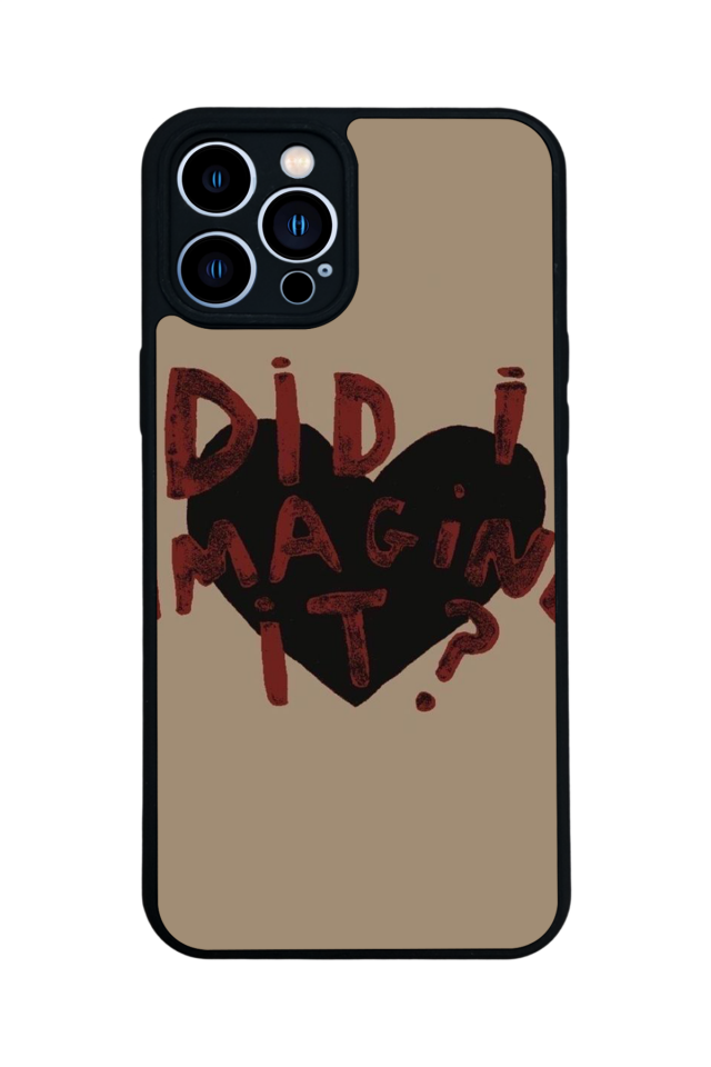 iPhone 12 Pro Max Uyumlu Kalp Love Tasarımlı Glossy Premium Kılıf