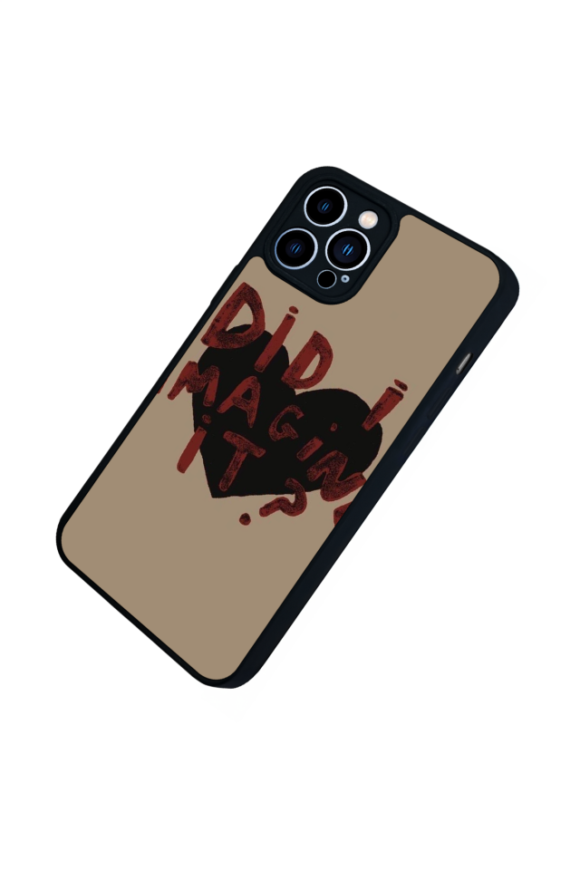 iPhone 12 Pro Max Uyumlu Kalp Love Tasarımlı Glossy Premium Kılıf