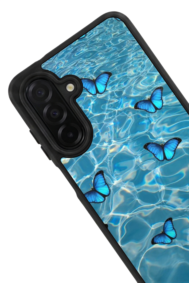 Samsung Galaxy A56 Uyumlu Kelebek Tasarımlı Glossy Premium Kılıf