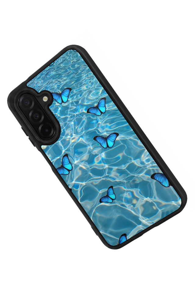 Samsung Galaxy A56 Uyumlu Kelebek Tasarımlı Glossy Premium Kılıf