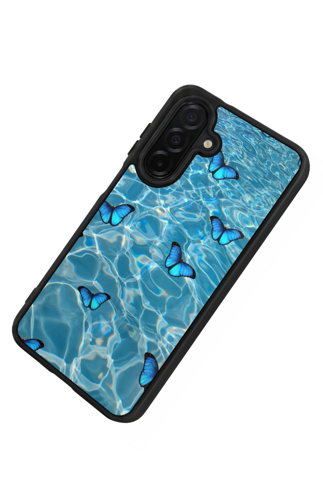 Samsung Galaxy A56 Uyumlu Kelebek Tasarımlı Glossy Premium Kılıf