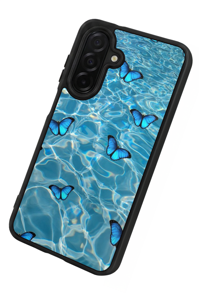 Samsung Galaxy A56 Uyumlu Kelebek Tasarımlı Glossy Premium Kılıf