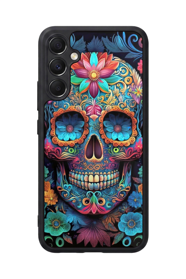 Samsung Galaxy A34 Uyumlu KuruKafa Tasarımlı Glossy Premium Kılıf
