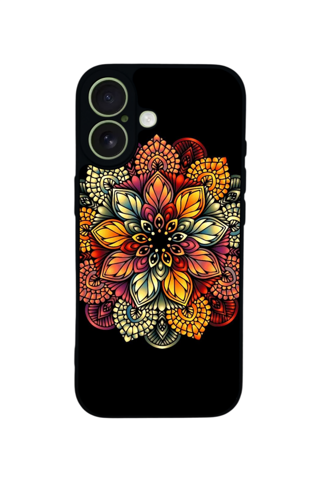 iPhone 17 Uyumlu Mandala Tasarımlı Glossy Premium Kılıf
