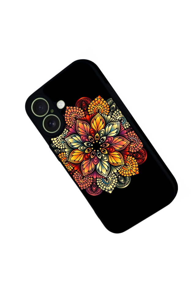 iPhone 17 Uyumlu Mandala Tasarımlı Glossy Premium Kılıf