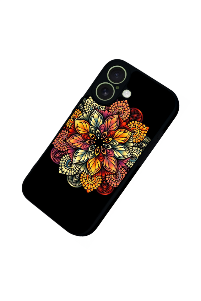 iPhone 17 Uyumlu Mandala Tasarımlı Glossy Premium Kılıf