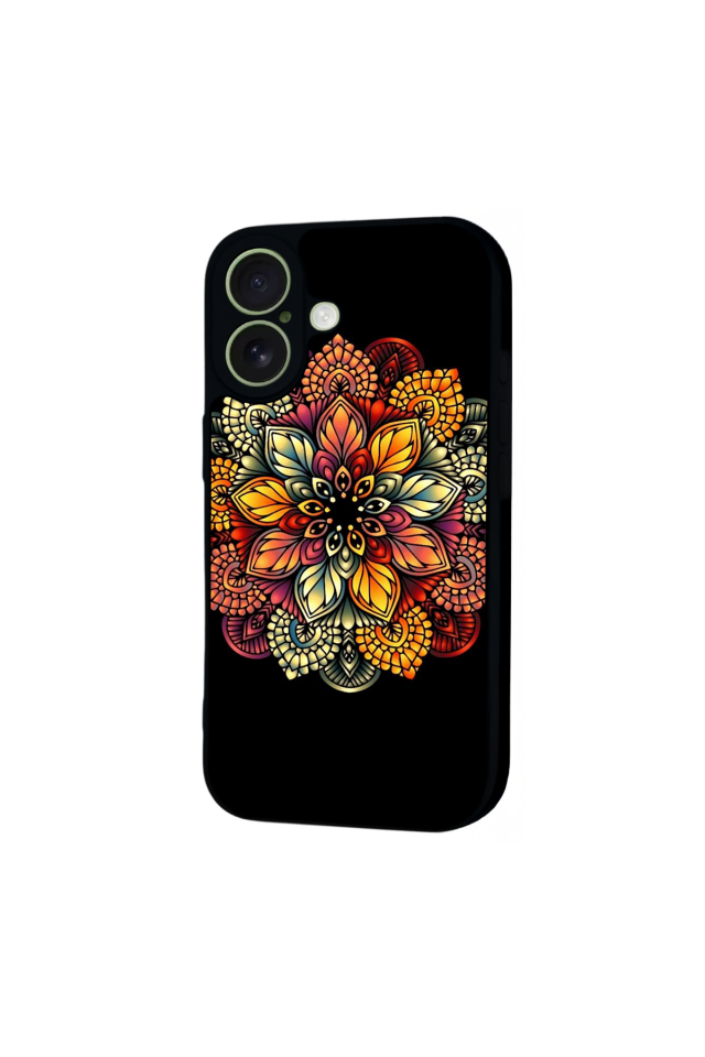 iPhone 17 Uyumlu Mandala Tasarımlı Glossy Premium Kılıf