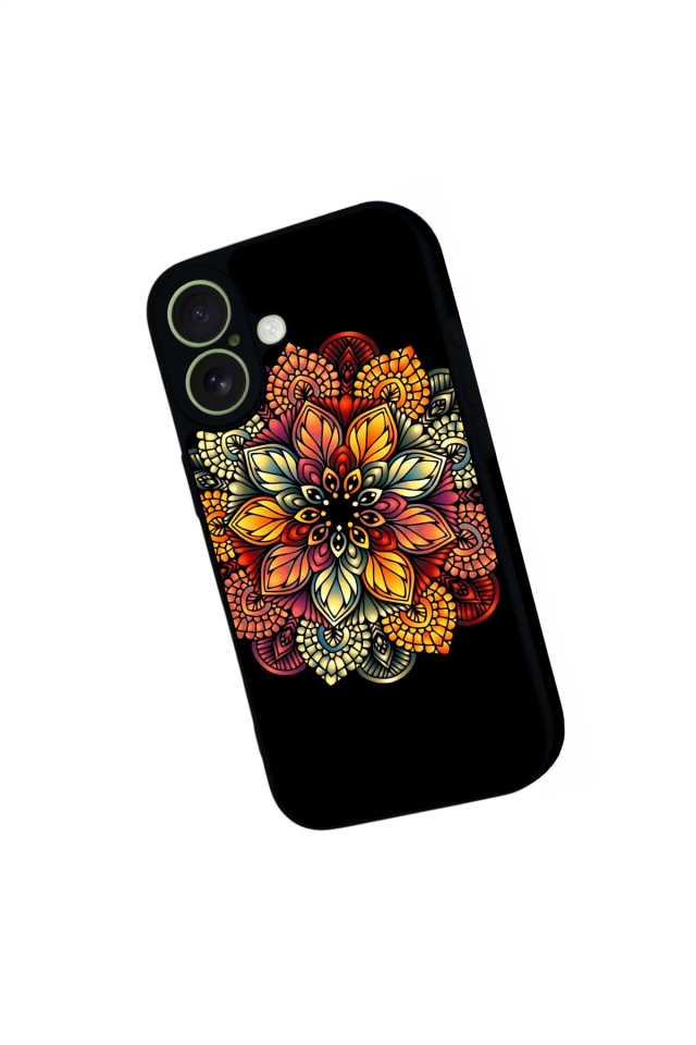 iPhone 17 Uyumlu Mandala Tasarımlı Glossy Premium Kılıf