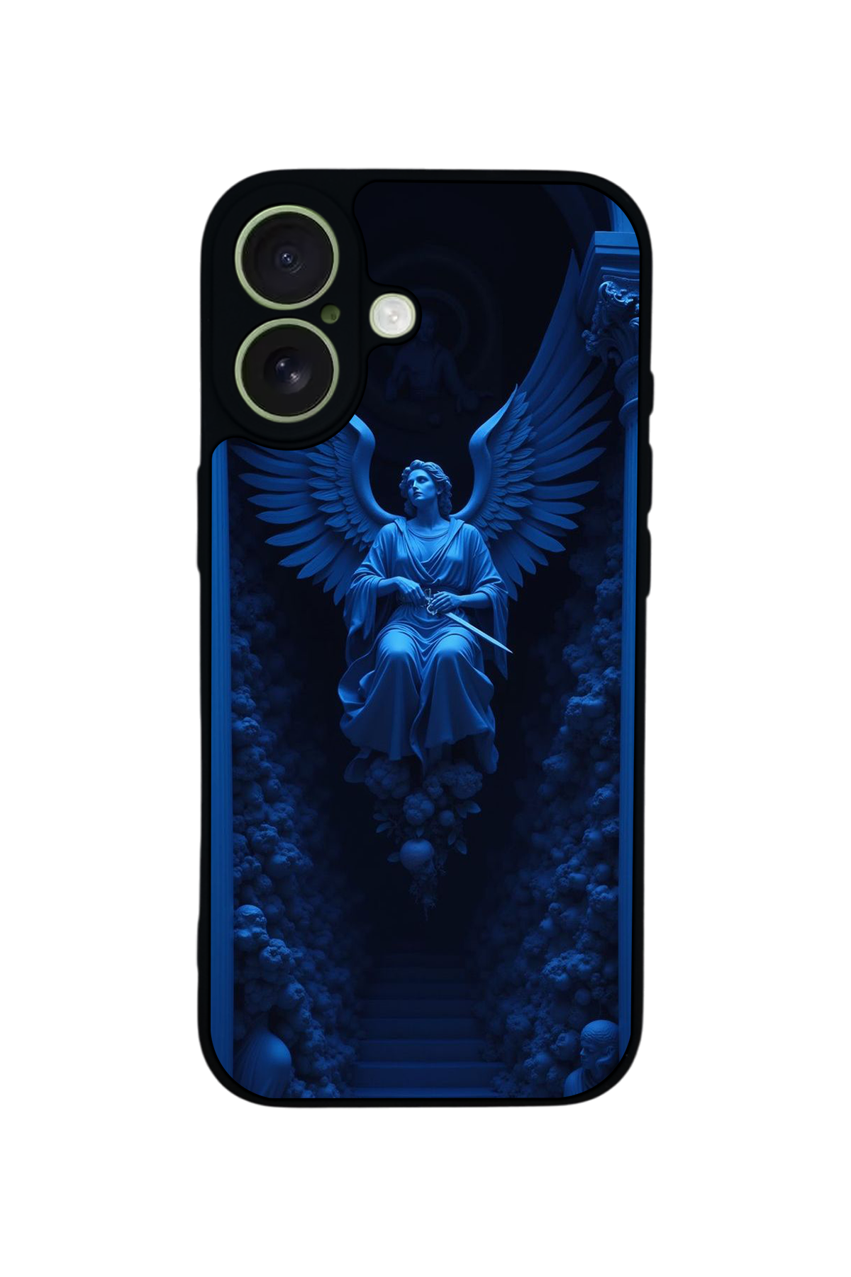 iPhone 17 Uyumlu Melek Tasarımlı Glossy Premium Kılıf