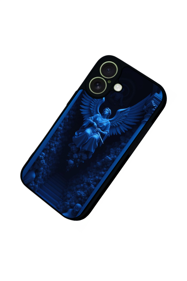 iPhone 17 Uyumlu Melek Tasarımlı Glossy Premium Kılıf