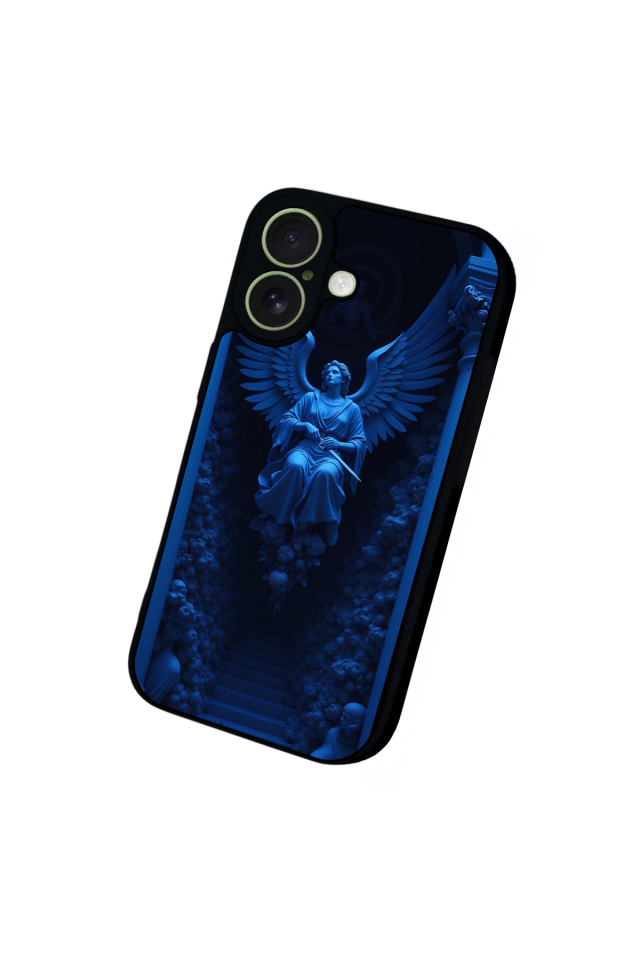 iPhone 17 Uyumlu Melek Tasarımlı Glossy Premium Kılıf
