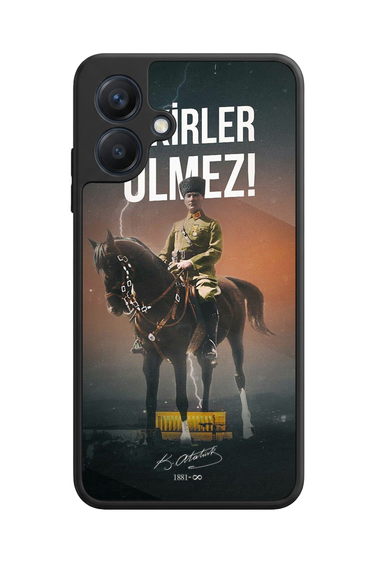 Samsung Galaxy A07 Uyumlu Mustafa Kemal Ataturk Tasarımlı Glossy Premium Kılıf