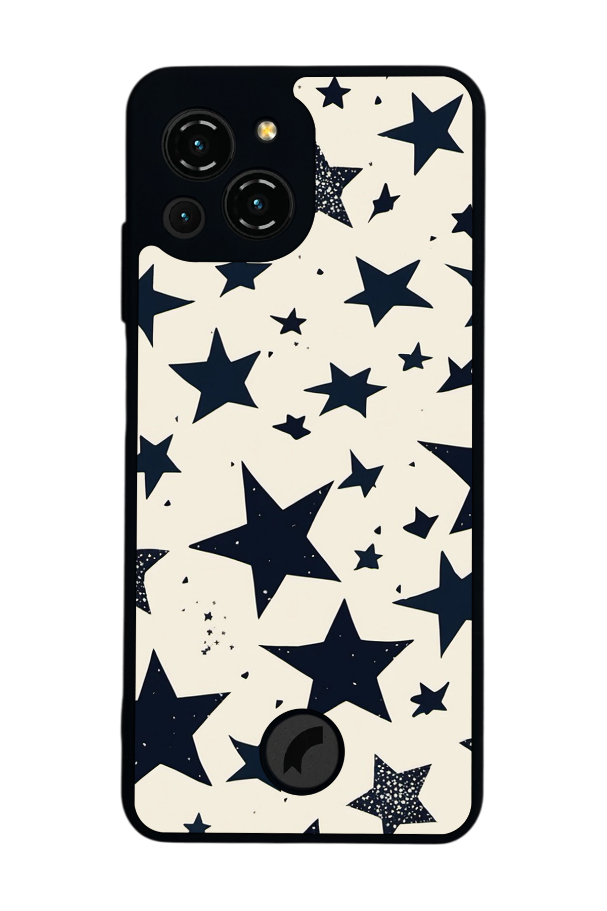 Reeder S23 Pro Max Uyumlu Retro Yildizlar Tasarımlı Glossy Premium Kılıf