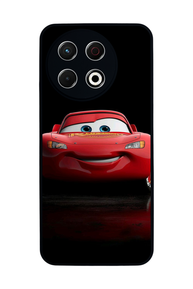 Tecno Spark 30 Pro Uyumlu Şimsek McQueen Tasarımlı Glossy Premium Kılıf