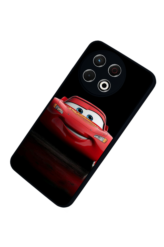 Tecno Spark 30 Pro Uyumlu Şimsek McQueen Tasarımlı Glossy Premium Kılıf