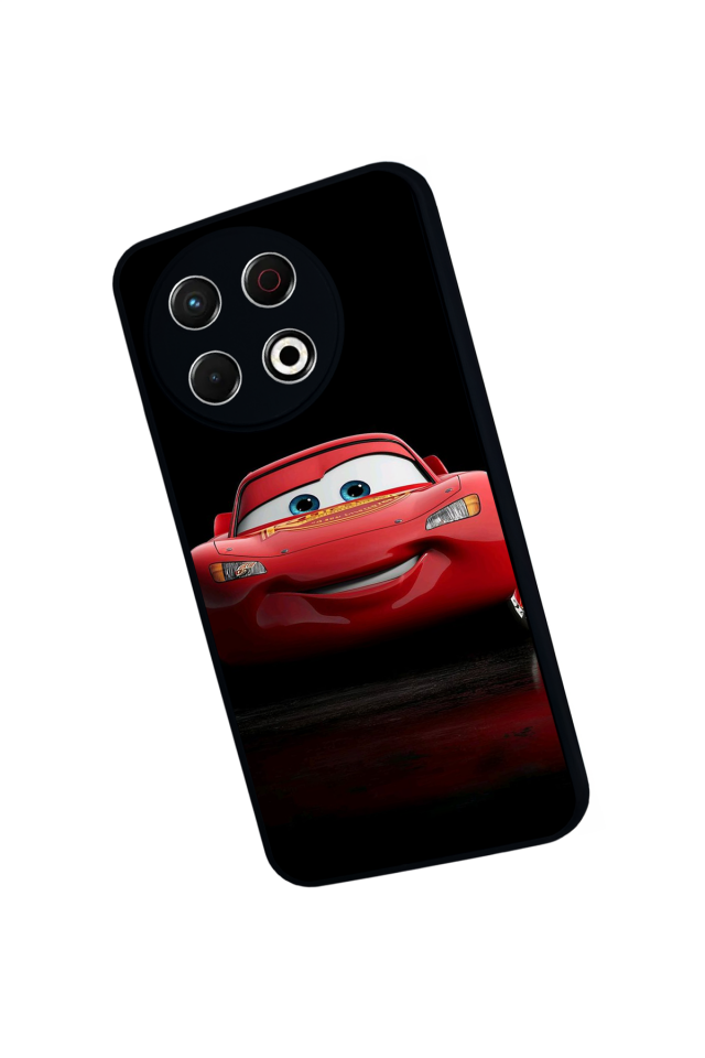 Tecno Spark 30 Pro Uyumlu Şimsek McQueen Tasarımlı Glossy Premium Kılıf