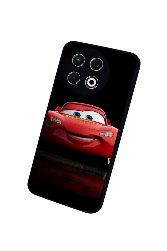 Tecno Spark 30 Pro Uyumlu Şimsek McQueen Tasarımlı Glossy Premium Kılıf