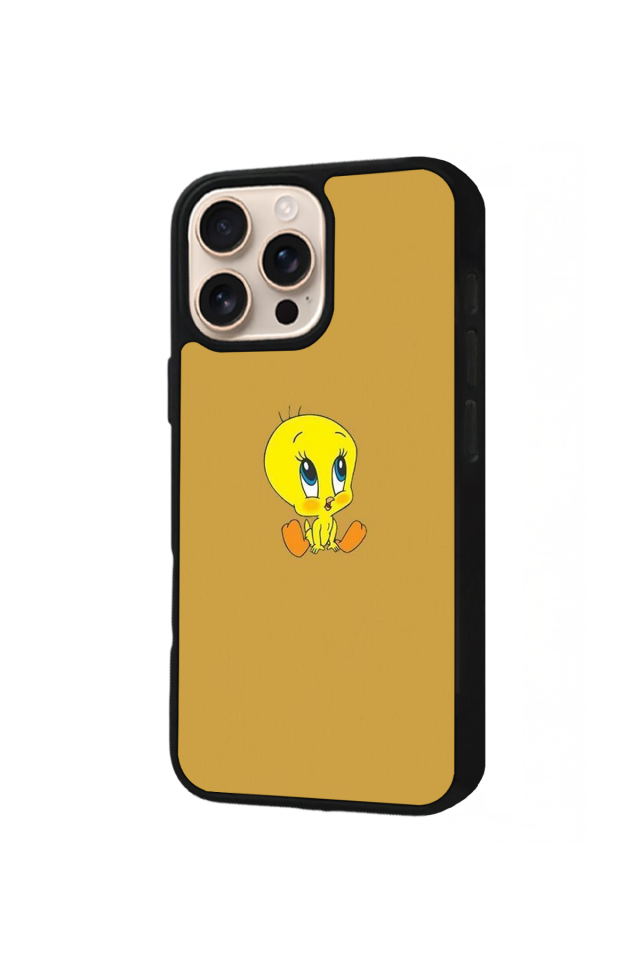 iPhone 14 Pro Uyumlu Tweety Tasarımlı Glossy Premium Kılıf