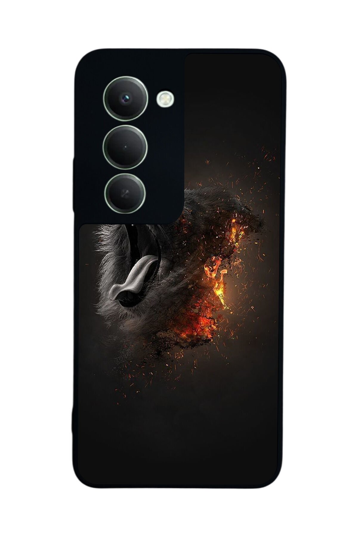 Xiaomi Redmi 15 5G Uyumlu Aslan Tasarımlı Glossy Premium Kılıf