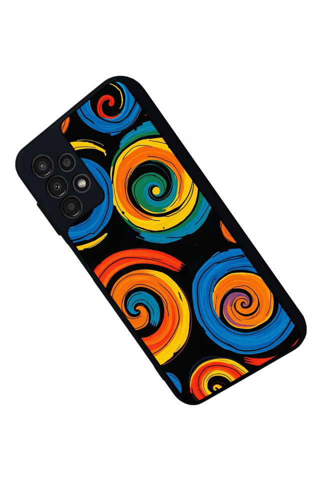 Samsung Galaxy A23 Uyumlu Abstract Tasarımlı Glossy Premium Kılıf