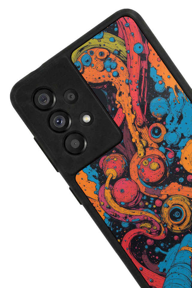 Samsung Galaxy A73 Uyumlu Abstract Tasarımlı Glossy Premium Kılıf