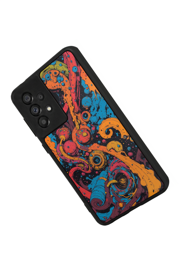 Samsung Galaxy A73 Uyumlu Abstract Tasarımlı Glossy Premium Kılıf