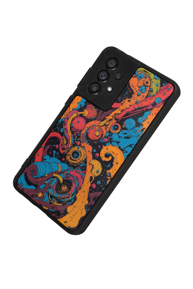 Samsung Galaxy A73 Uyumlu Abstract Tasarımlı Glossy Premium Kılıf