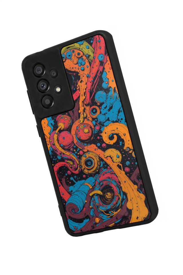 Samsung Galaxy A73 Uyumlu Abstract Tasarımlı Glossy Premium Kılıf